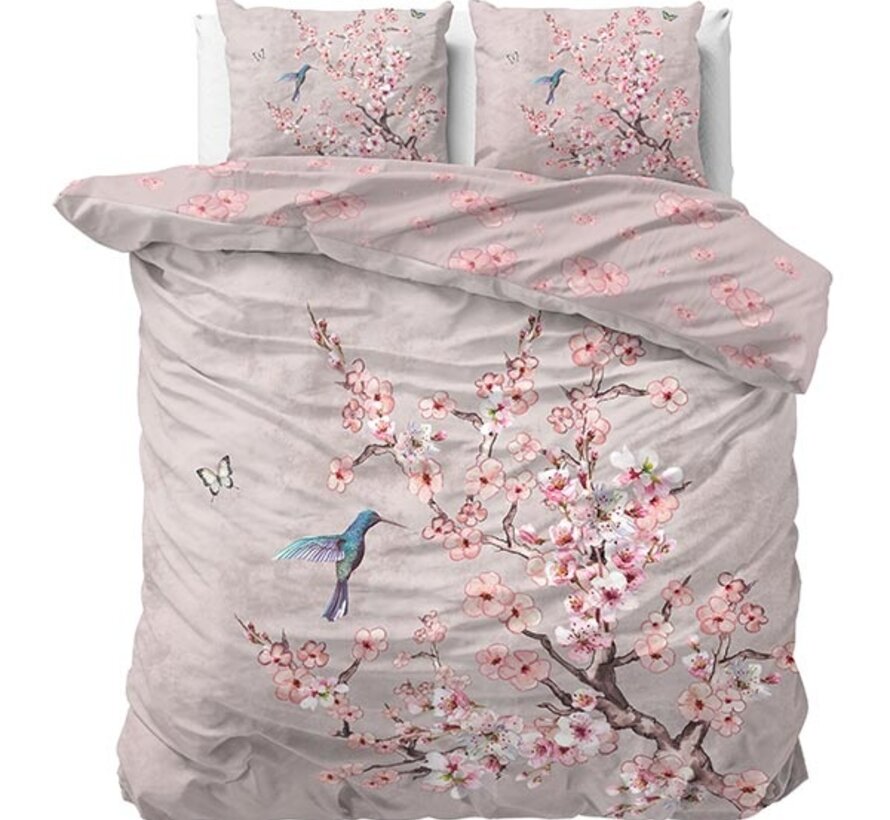 Blossy - Roze Dekbedovertrek