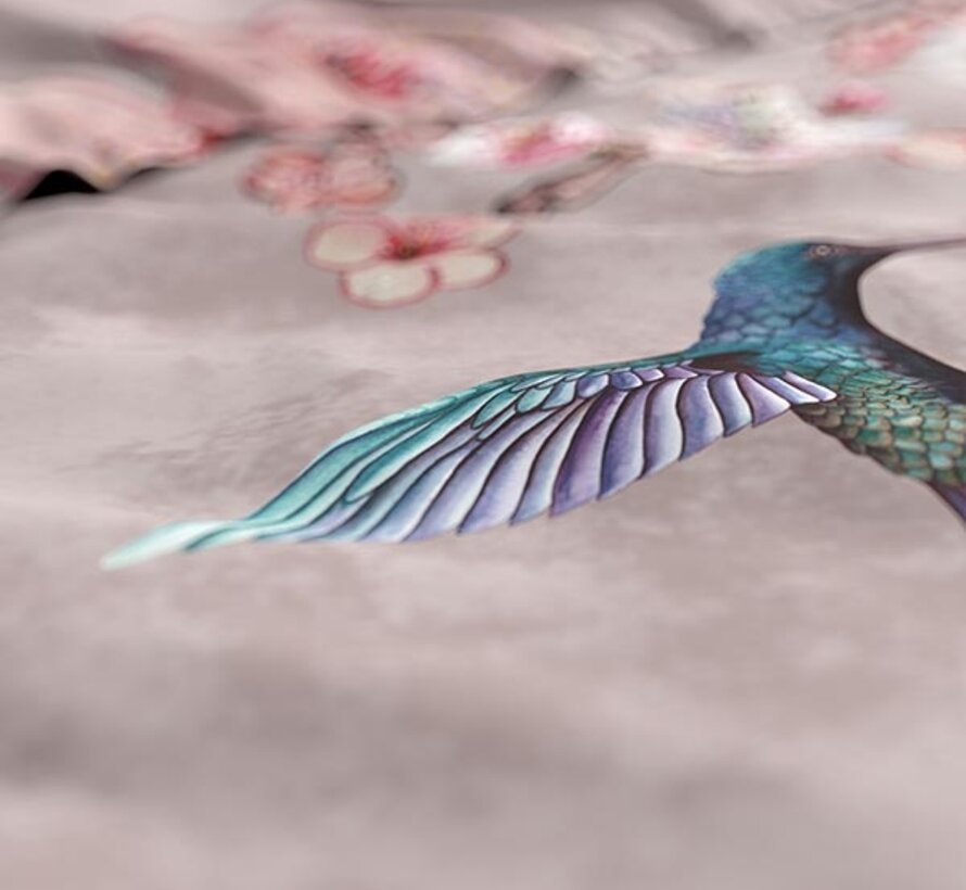 Blossy - Roze Dekbedovertrek