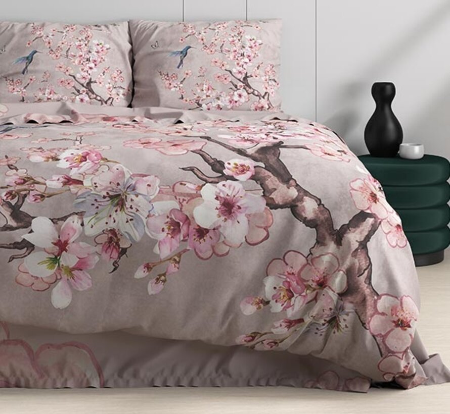 Blossy - Roze Dekbedovertrek