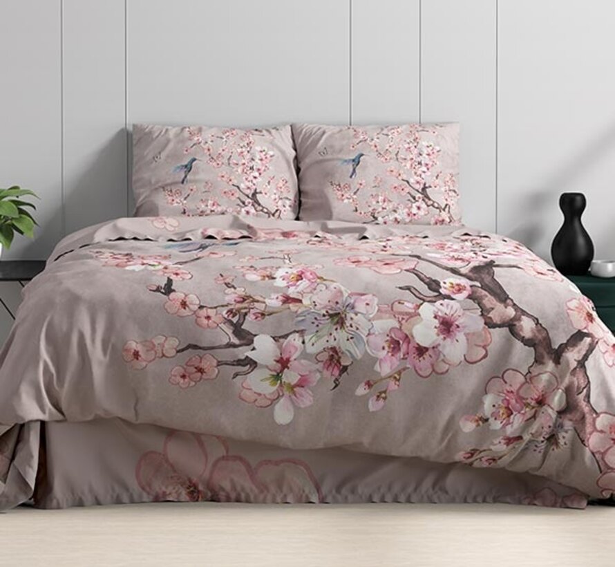 Blossy - Roze Dekbedovertrek