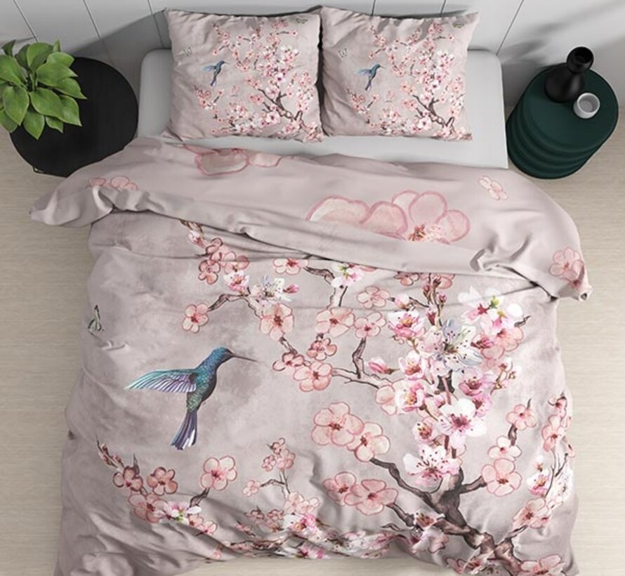 Blossy - Roze Dekbedovertrek