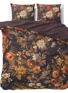 Dreamhouse Nature Art Flowers - Bruin/Multi Dekbedovertrek
