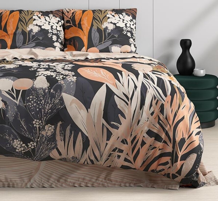 Mystical Garden - Zwart/Multi Dekbedovertrek