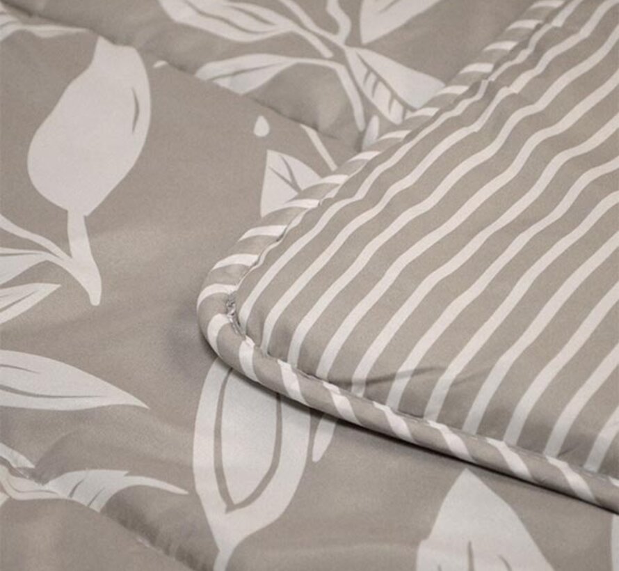 Dekbed Zonder Overtrek - Grey Leafs