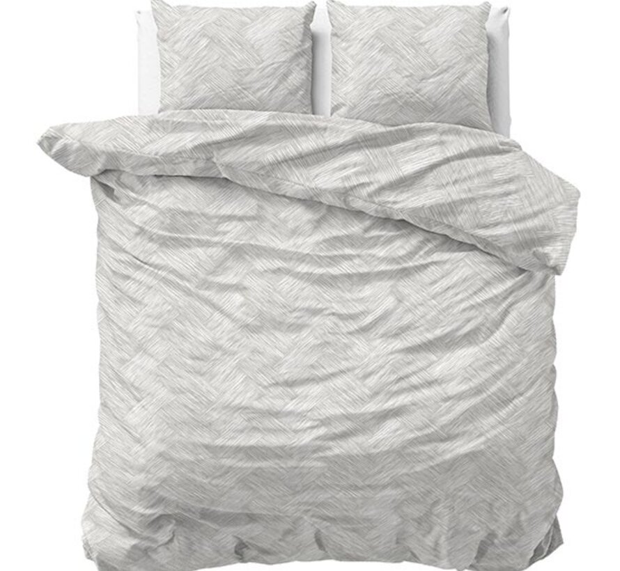 Rattan - Zilvergrijs Dekbedovertrek