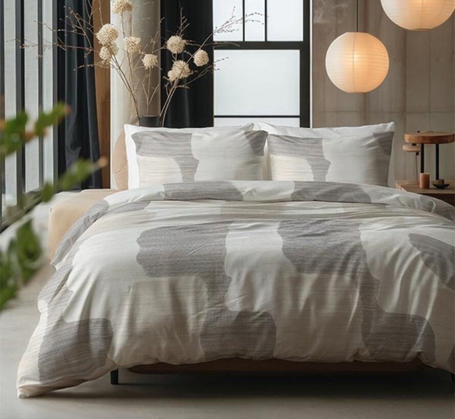 Dune - Grijs Dekbedovertrek