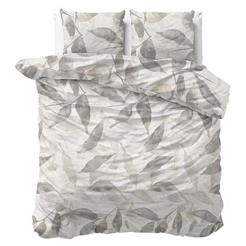 Sleeptime Pure Foilage - Zilvergrijs Dekbedovertrek