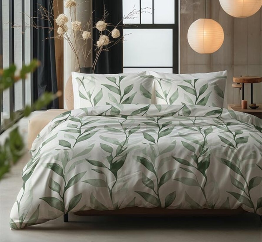 Urban Greenhouse - Groen Dekbedovertrek