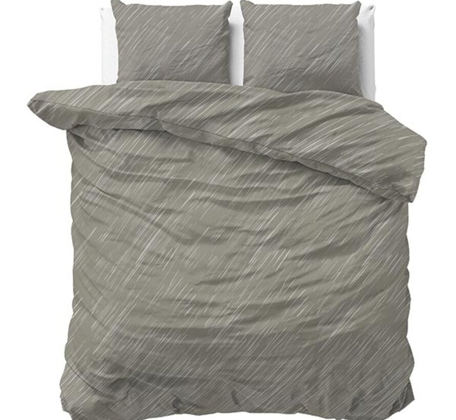 Mellow Stone - Grijs Dekbedovertrek