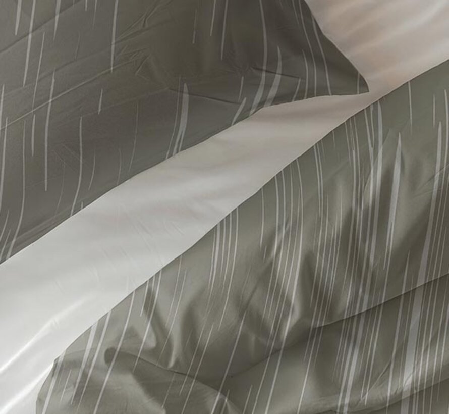 Mellow Stone - Grijs Dekbedovertrek