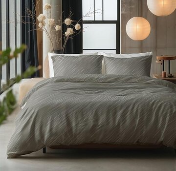 Sleeptime Pure Mellow Stone - Grijs Dekbedovertrek