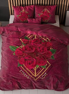Sleeptime Essentials Eternal Love - Rood Dekbedovertrek