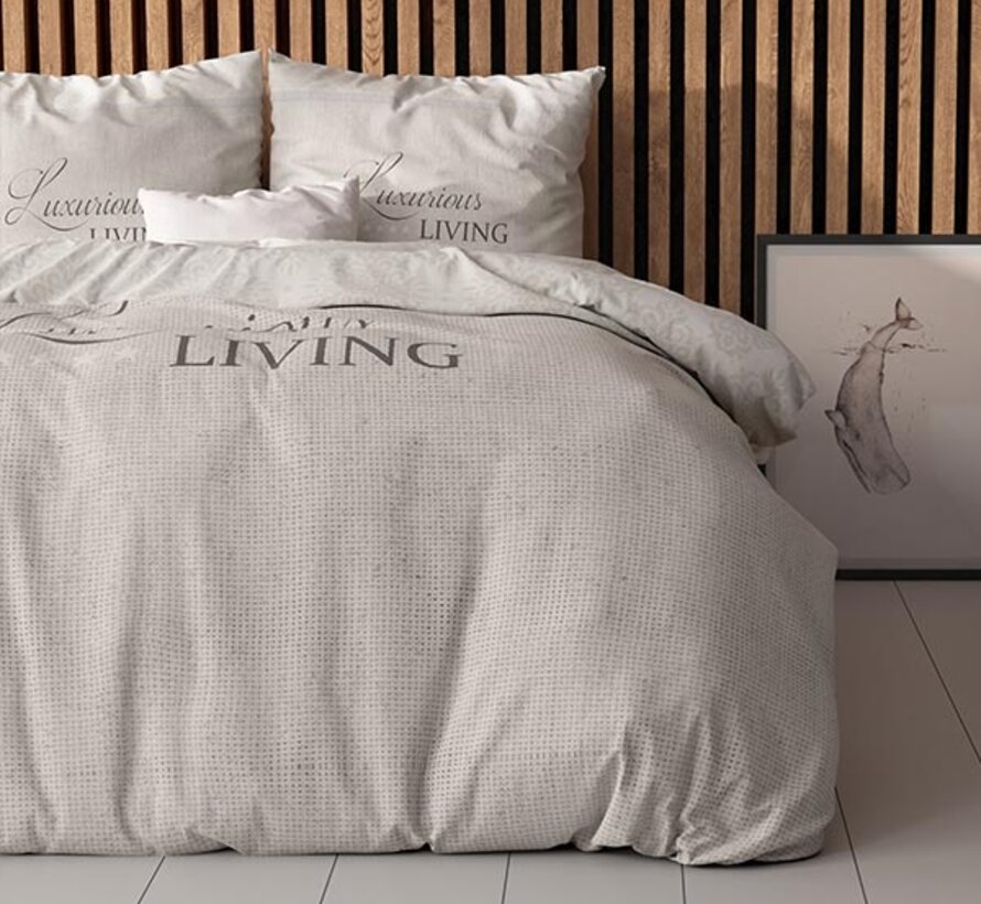 Luxurious Living - Zand Dekbedovertrek