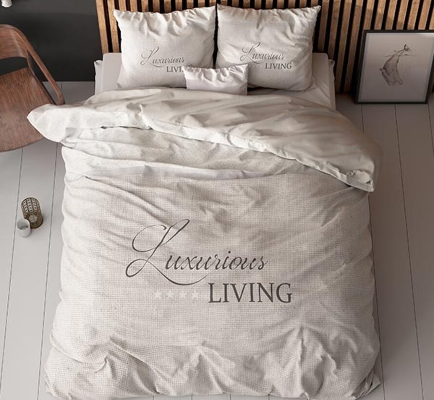 Luxurious Living - Zand Dekbedovertrek