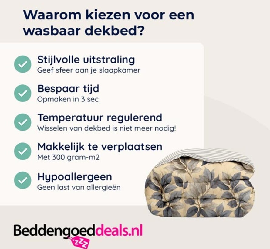 Dekbed Zonder Overtrek - Autumn Leafs