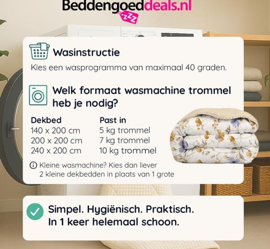 Dekbed Zonder Overtrek - Spring Garden