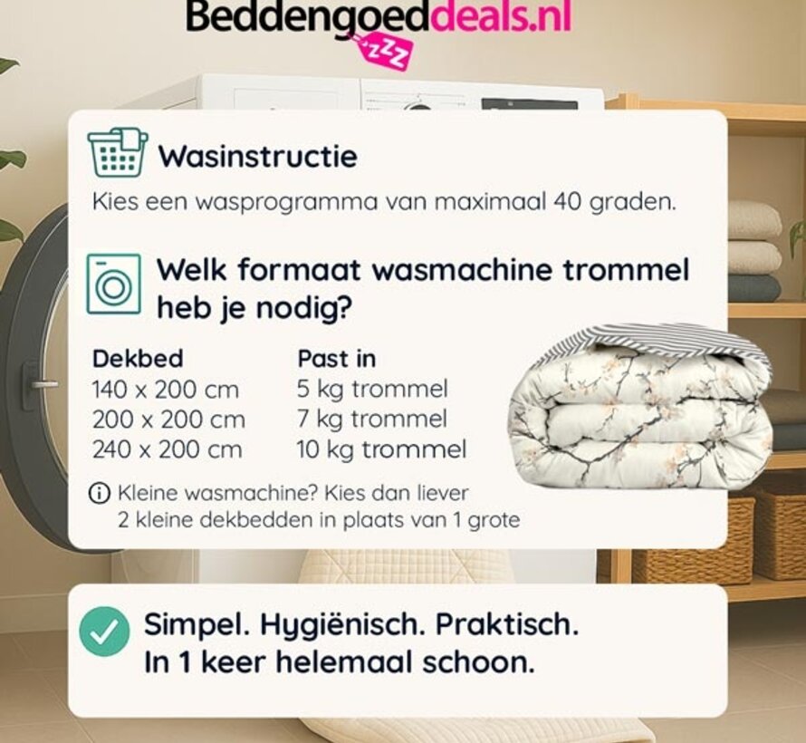 Dekbed Zonder Overtrek - Spring Blossom