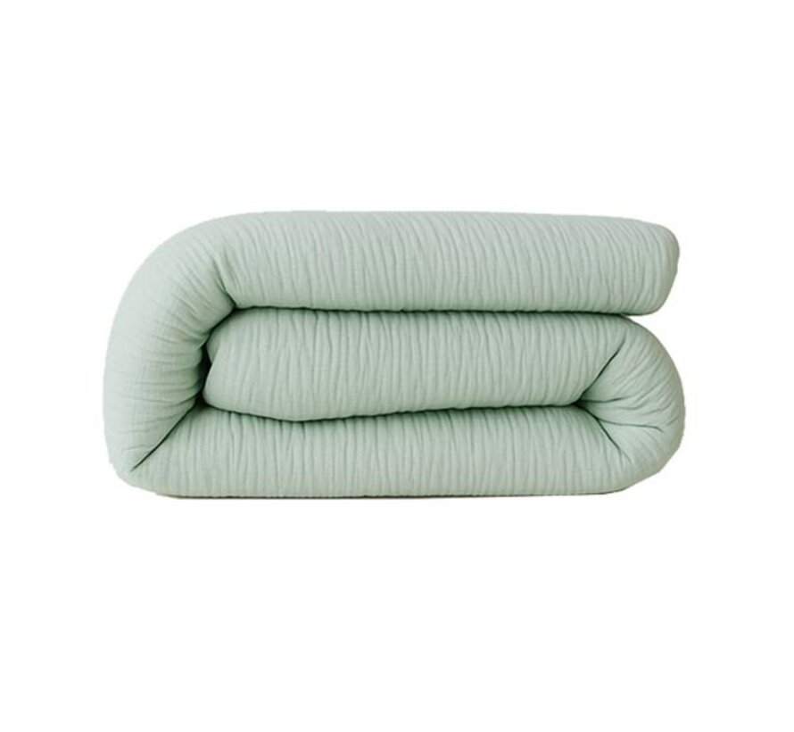 Dekbed Zonder Overtrek - Lichtgroen Micro Mousseline