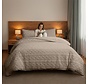 Jacquard Teddy - Stone Taupe Dekbedovertrek