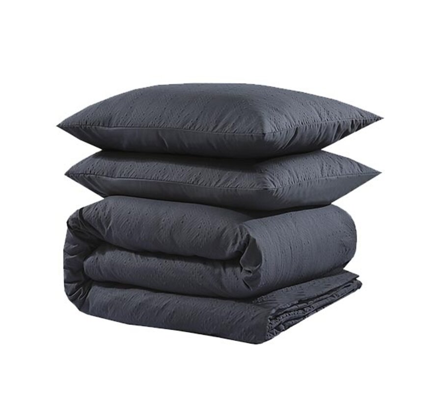 Milano 3D - Antraciet Dekbedovertrek