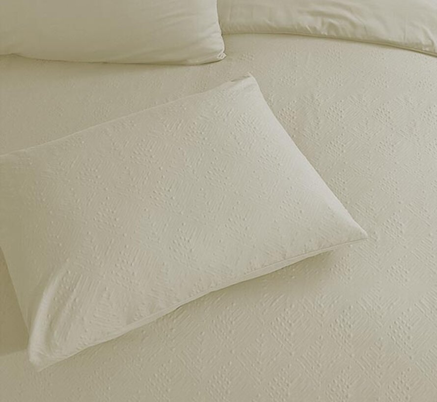 Milano 3D - Creme Dekbedovertrek