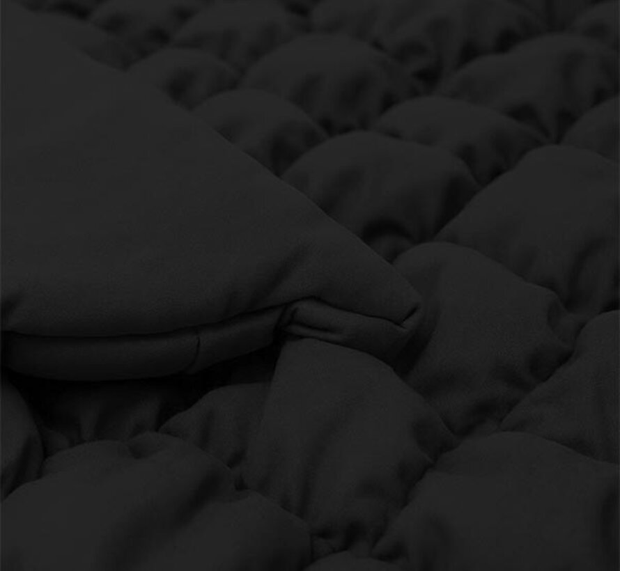 Dekbed Zonder Overtrek - Zwart Puffy
