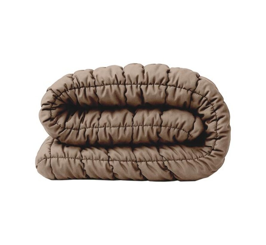 Dekbed Zonder Overtrek - Warm Taupe Puffy