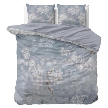 Sleeptime Essentials Frost Nature - Blauw Dekbedovertrek