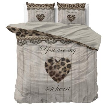 Sleeptime Essentials You Are My Heart - Zand Dekbedovertrek