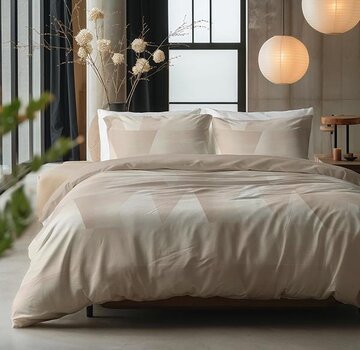 Sleeptime Pure Blush Angles - Zand/Beige Dekbedovertrek