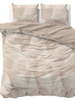 Sleeptime Pure Blush Angles - Zand/Beige Katoen Dekbedovertrek