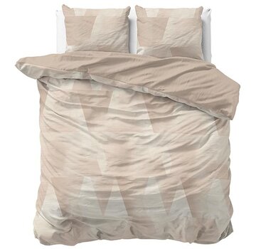 Sleeptime Pure Blush Angles - Zand/Beige Katoen Dekbedovertrek