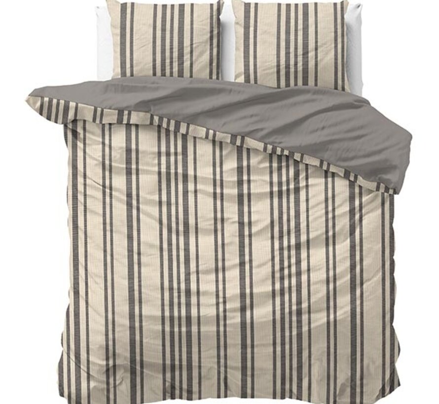 Linear Linen - Zand Dekbedovertrek