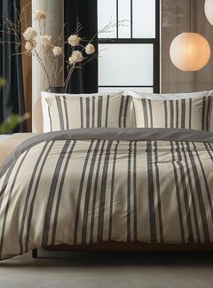 Sleeptime Pure Linear Linen - Zand Dekbedovertrek