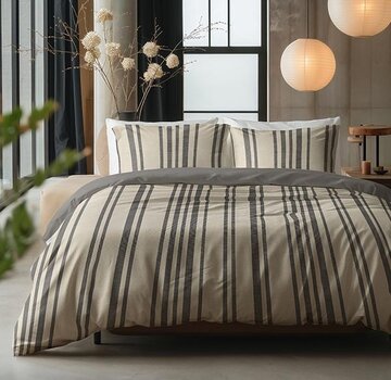 Sleeptime Pure Linear Linen - Zand Dekbedovertrek