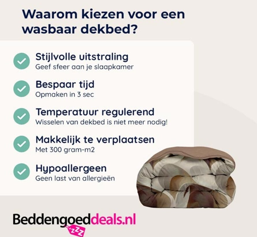 Dekbed Zonder Overtrek - Modern flow