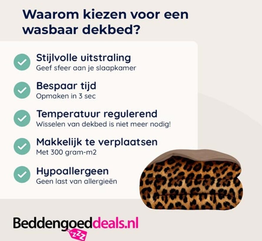 Dekbed Zonder Overtrek - Panther