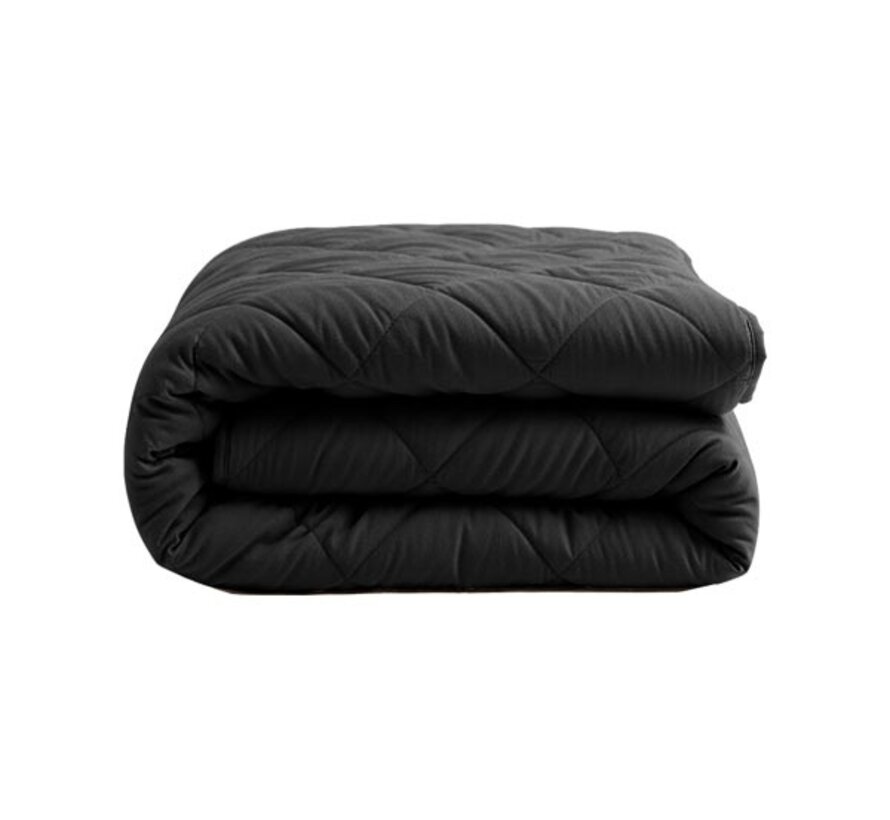 Dekbed Zonder Overtrek - Antraciet Perkaal Katoen