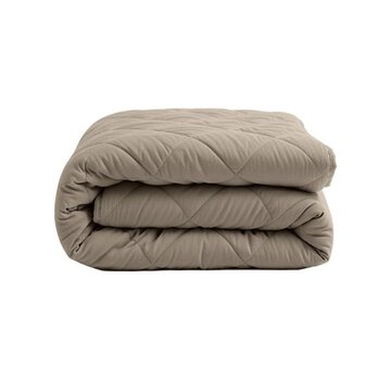 Zydante Dekbed Zonder Overtrek - Taupe Perkaal Katoen