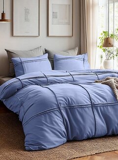 Sleeptime Fresh Washed Tufted - Blauw Dekbedovertrek