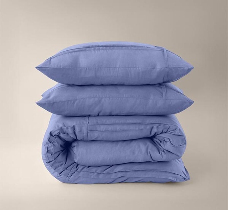 Washed Tufted - Blauw Dekbedovertrek