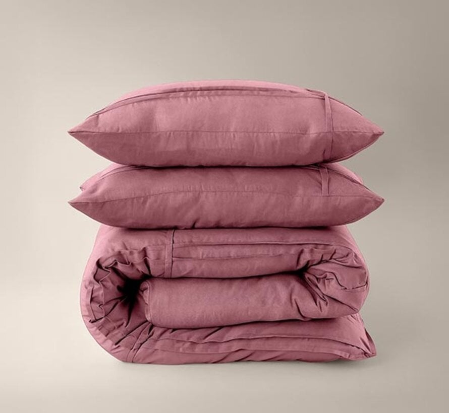Washed Tufted - Oud Roze Dekbedovertrek