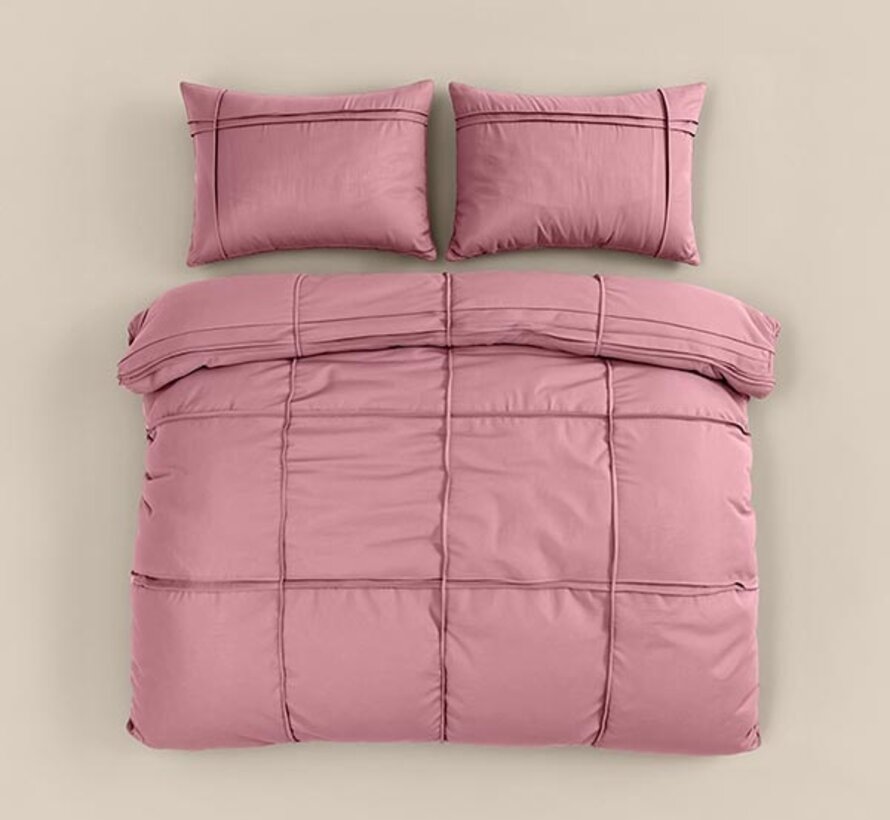 Washed Tufted - Oud Roze Dekbedovertrek