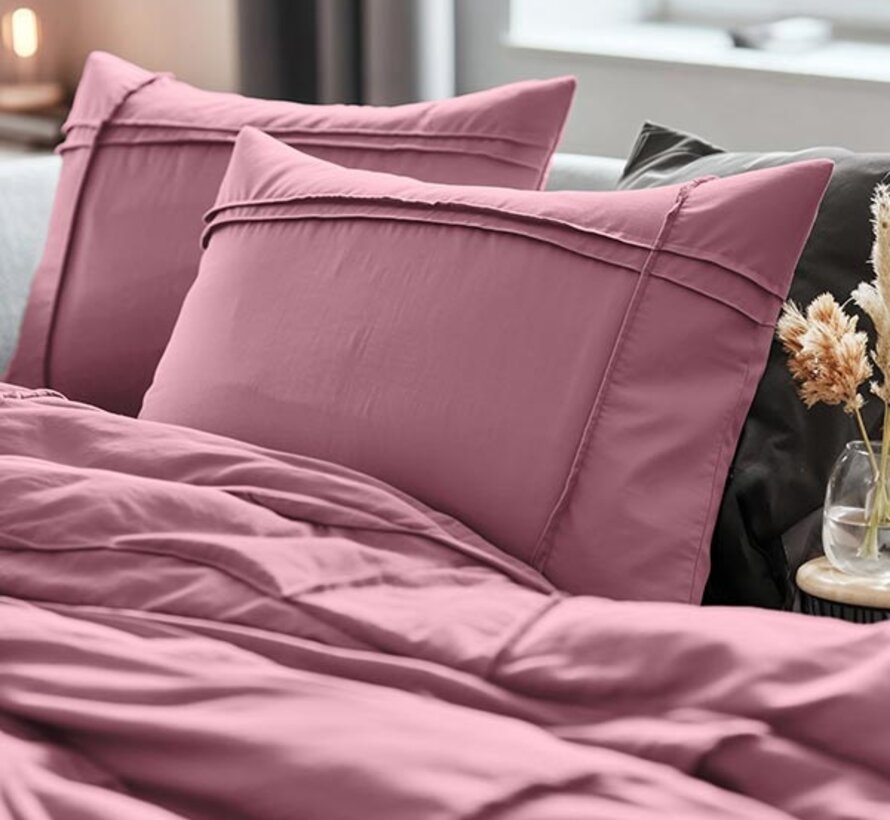 Washed Tufted - Oud Roze Dekbedovertrek