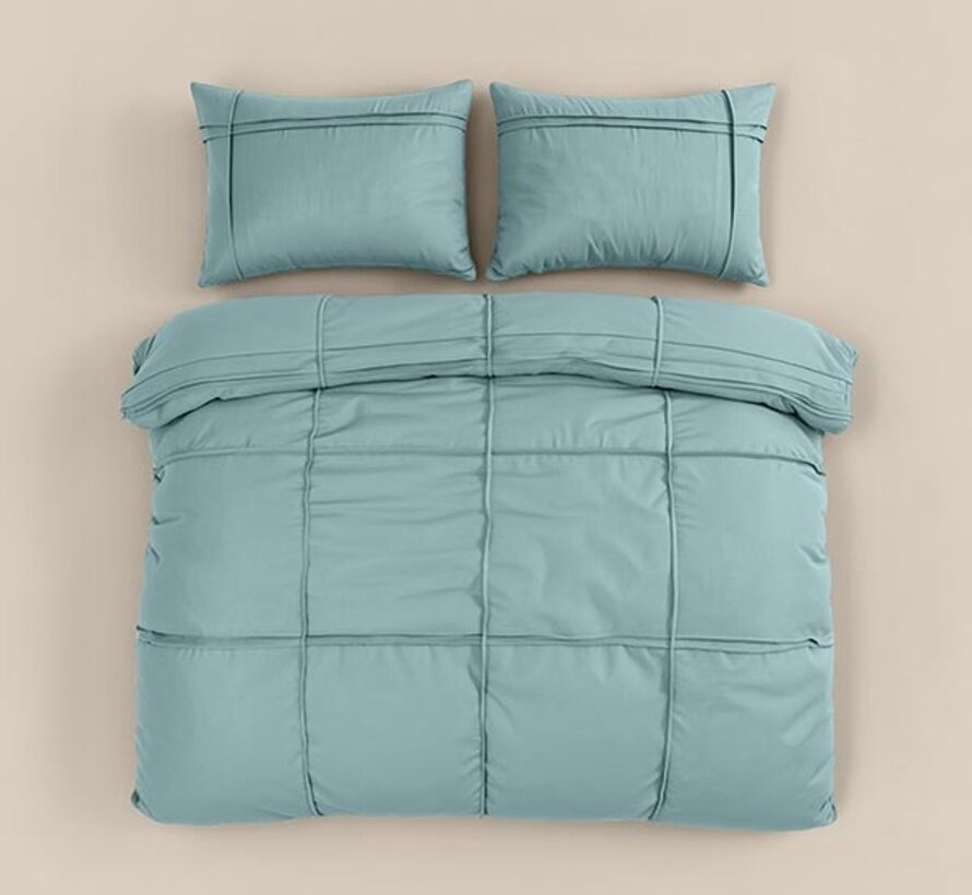 Washed Tufted - Groen Dekbedovertrek