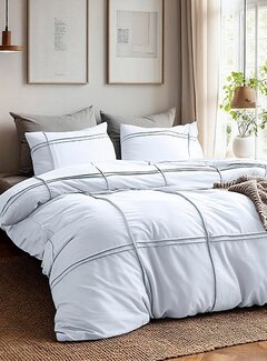 Sleeptime Fresh Washed Tufted - Wit Dekbedovertrek