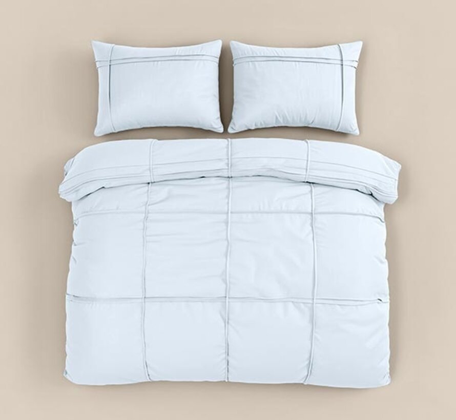 Washed Tufted - Wit Dekbedovertrek