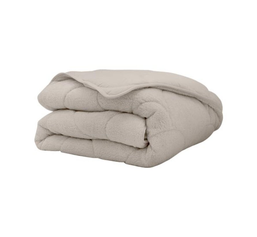 Dekbed Zonder Overtrek - Taupe Teddy