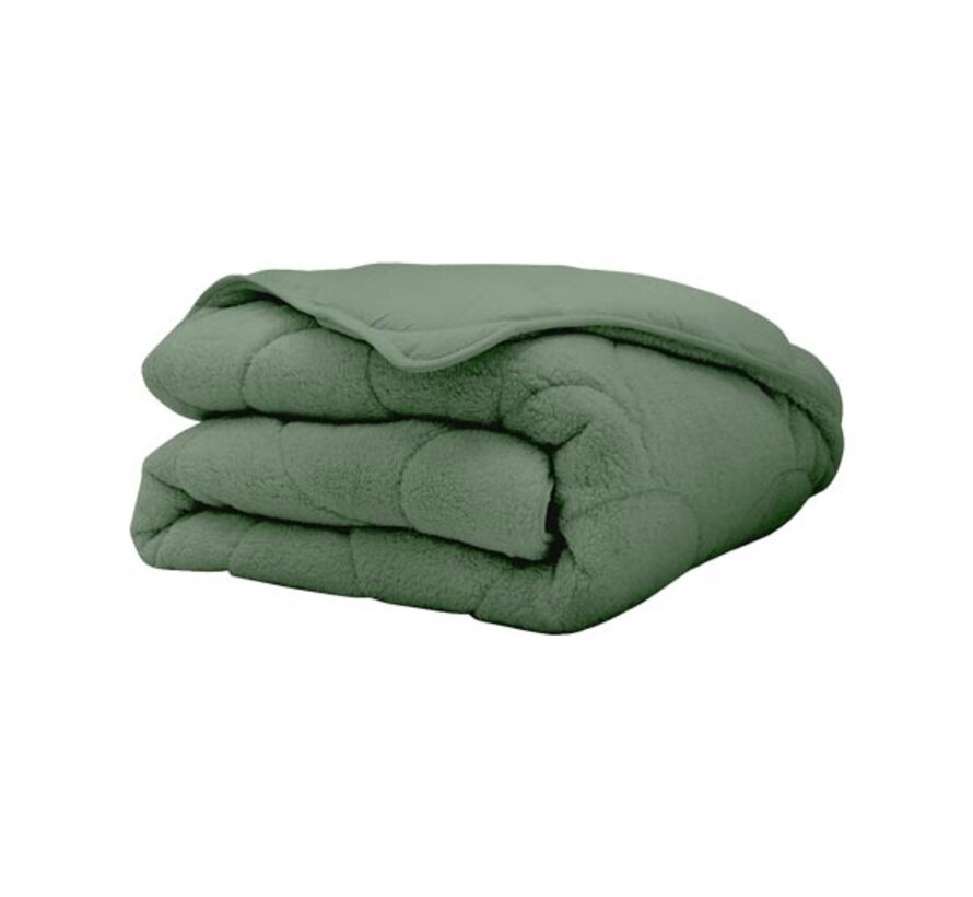 Dekbed Zonder Overtrek - Groen Teddy