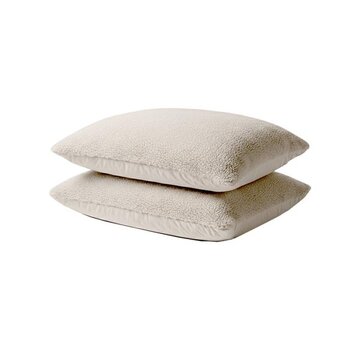 Whitelabel 2-Pack: Kussenslopen - Taupe Teddy
